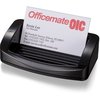 Oic Business Card/Clip Holder, 4-3/4"x2-3/4"x1-3/8", Black OIC22332